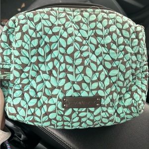 Vera Bradley Large Cosmetic Case In Flower Shower Vines